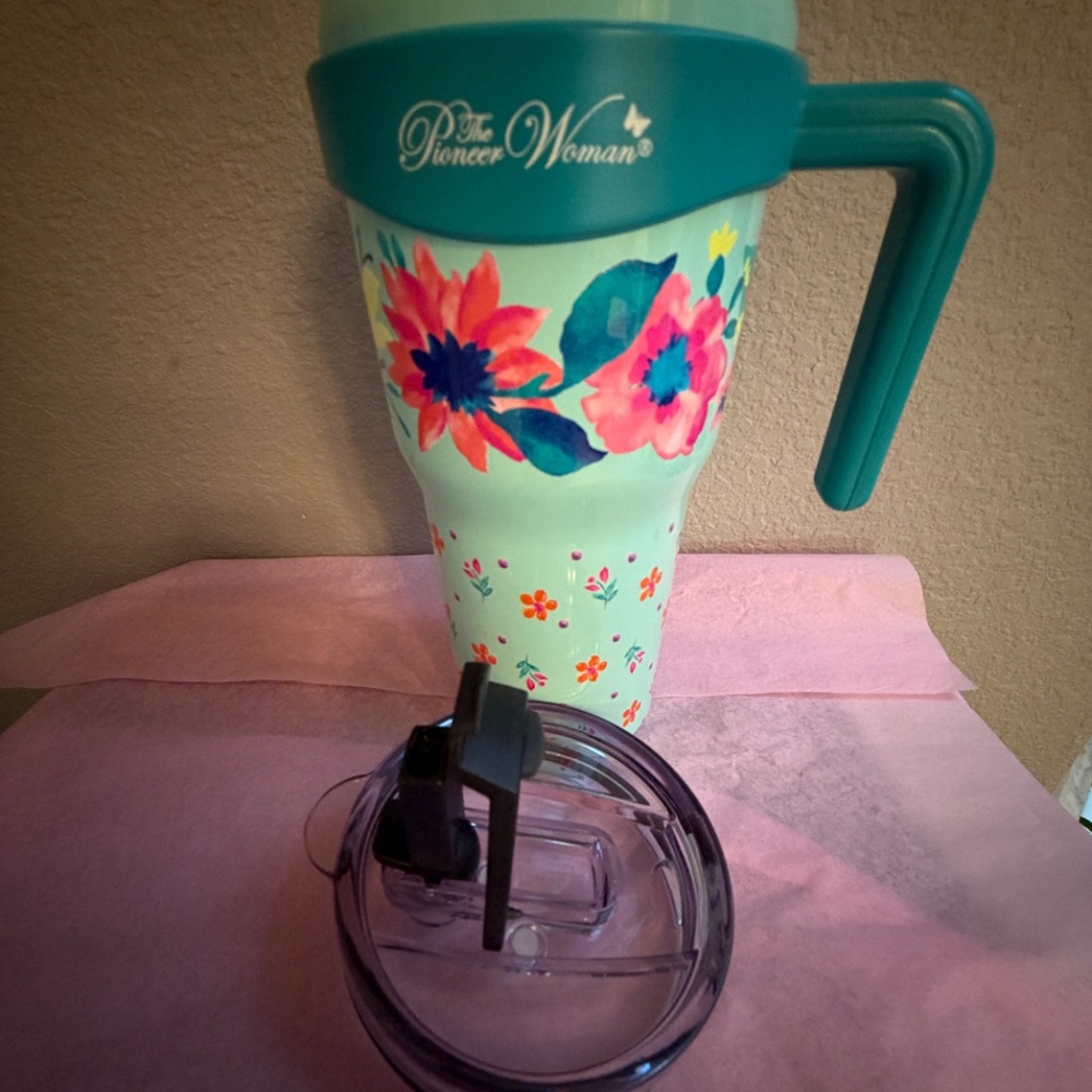 Pioneer Woman 40oz Stainless Steel Insulated Tumbler~Great Condition - Picture 3 of 7